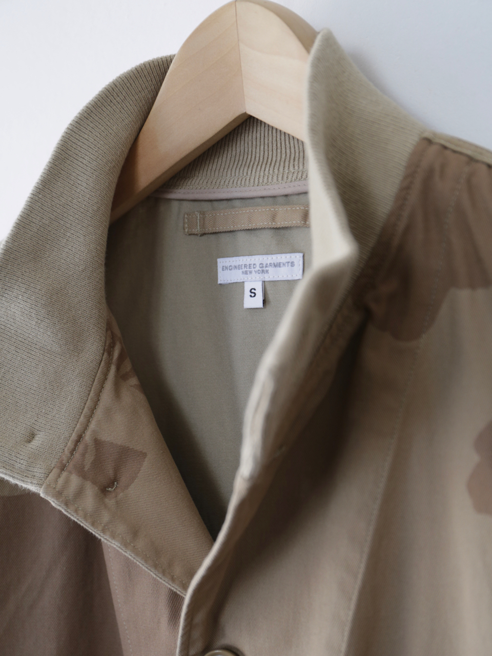 Engineered Garments A-1 Jacket - Animal Print Cotton Flat Twill ...