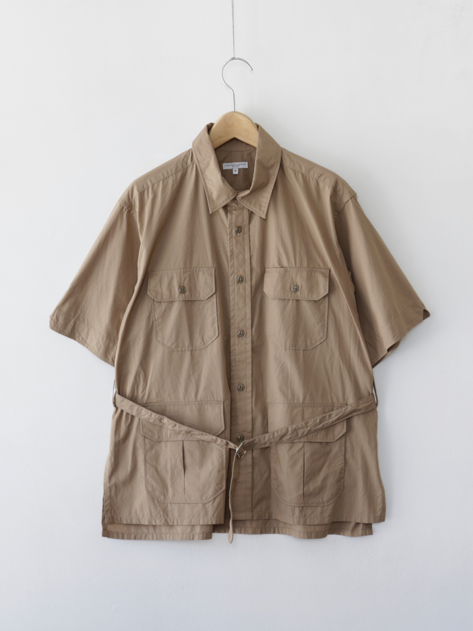 Engineered Garments S/S Bush Shirt - Pimacotton Broadcloth