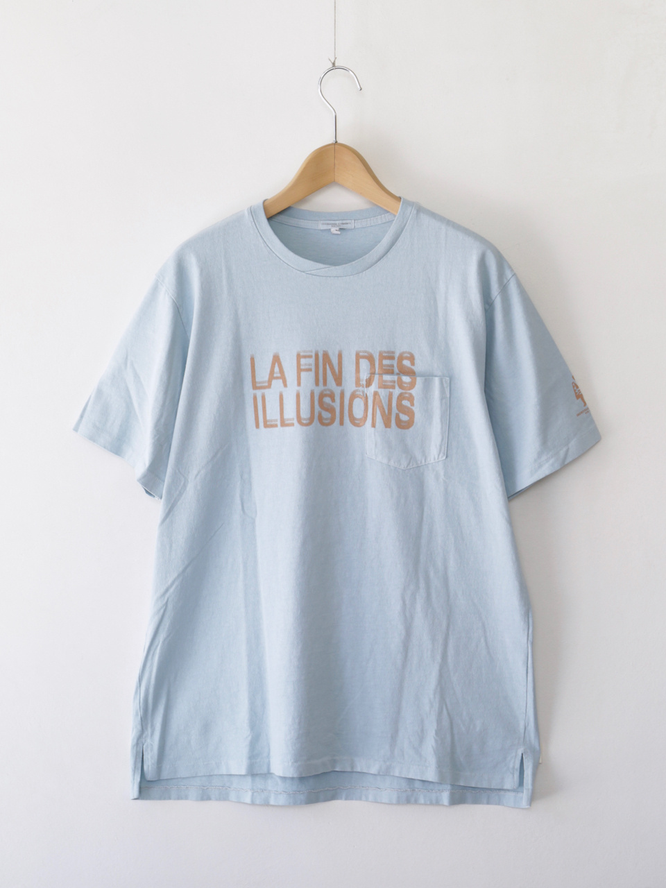 Engineered Garments Printed Cross Crew Neck T - Shirt -Illusion 