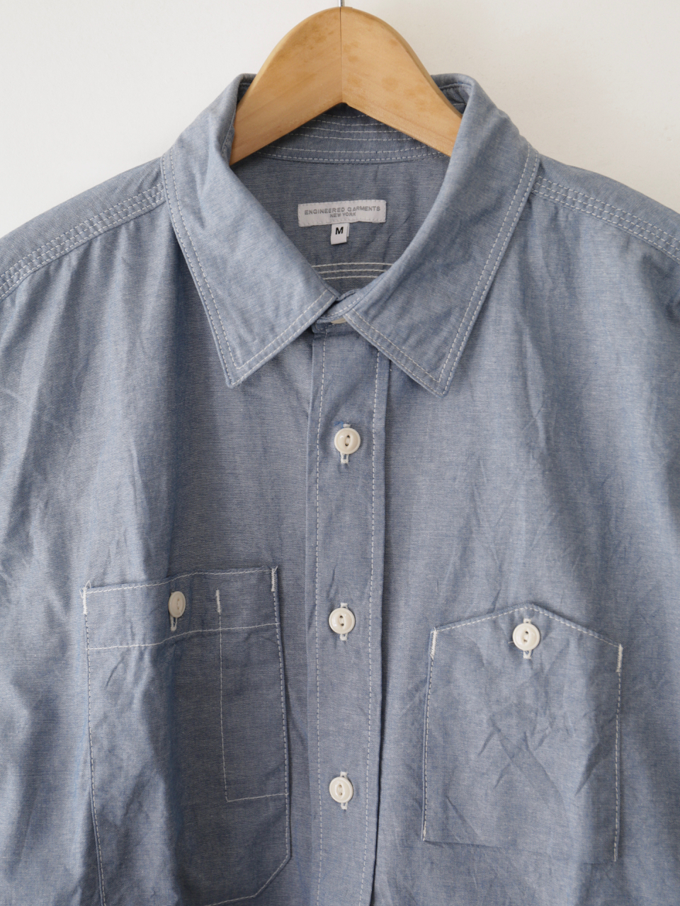 Engineered Garments Work Shirt - Cotton Chambray|セレクトショップ ...